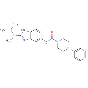 652979-66-3  1-Piperazinecarboxamide,N-[2-[methyl(1-methylethyl)amino]-1H-benzimidazol-5-yl]-4-phenyl-