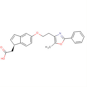 652980-44-4  1H-Indene-1-acetic acid,2,3-dihydro-5-[2-(5-methyl-2-phenyl-4-oxazolyl)ethoxy]-, (1S)-