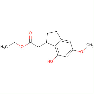 652981-03-8  1H-Indene-1-acetic acid, 2,3-dihydro-7-hydroxy-5-methoxy-, ethyl ester