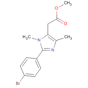 652982-26-8  1H-Imidazole-5-acetic acid, 2-(4-bromophenyl)-1,4-dimethyl-, methylester 652982-26-8  1H-Imidazole-5-acetic acid, 2-(4-bromophenyl)-1,4-dimethyl-, methylester