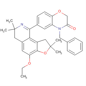 652996-92-4  2H-1,4-Benzoxazin-3(4H)-one,6-(6-ethoxy-3,4,8,9-tetrahydro-3,3,8,8-tetramethylfuro[2,3-h]isoquinolin-1-yl)-4-(phenylmethyl)-