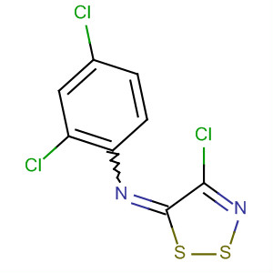 65342-89-4  Benzenamine, 2,4-dichloro-N-(4-chloro-5H-1,2,3-dithiazol-5-ylidene)-