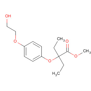 653563-87-2  Butanoic acid, 2-ethyl-2-[4-(2-hydroxyethoxy)phenoxy]-, methyl ester
