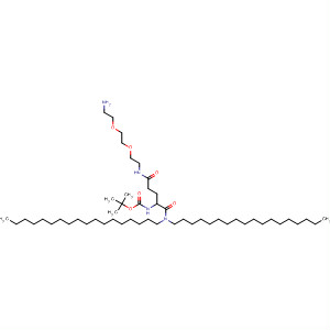 653566-53-1  10,13-Dioxa-2,7-diazapentadecanoic acid,15-amino-3-[(dioctadecylamino)carbonyl]-6-oxo-, 1,1-dimethylethylester, (3S)-