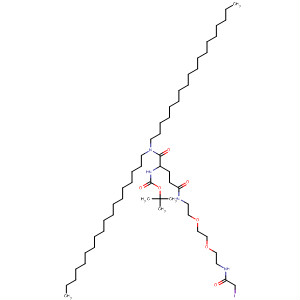 653566-54-2  10,13-Dioxa-2,7,16-triazaoctadecanoic acid,3-[(dioctadecylamino)carbonyl]-18-iodo-6,17-dioxo-, 1,1-dimethylethylester, (3S)-
