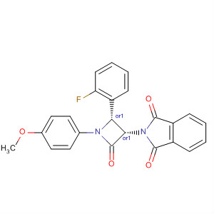 653570-73-1  1H-Isoindole-1,3(2H)-dione,2-[(2R,3S)-2-(2-fluorophenyl)-1-(4-methoxyphenyl)-4-oxo-3-azetidinyl]-