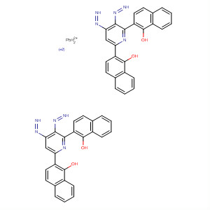 653572-23-7  1-Naphthalenol, 2,2'-[2,6-pyridinediylbis(azo)]bis-, lead(2+) salt (2:1)