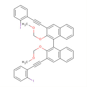 653574-23-3  1,1'-Binaphthalene,3,3'-bis[(2-iodophenyl)ethynyl]-2,2'-bis(methoxymethoxy)-, (1R)-