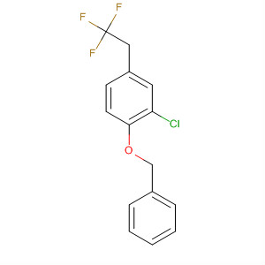 653578-57-5  Benzene, 2-chloro-1-(phenylmethoxy)-4-(2,2,2-trifluoroethyl)-