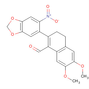 653579-67-0  1-Naphthalenecarboxaldehyde,3,4-dihydro-6,7-dimethoxy-2-(6-nitro-1,3-benzodioxol-5-yl)-