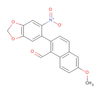 653579-73-8  1-Naphthalenecarboxaldehyde,6-methoxy-2-(6-nitro-1,3-benzodioxol-5-yl)-