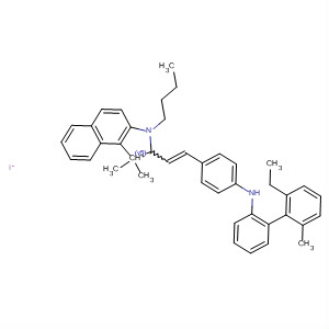 653584-09-9  1H-Benz[e]indolium,3-butyl-2-[2-[4-[(2-ethyl-6-methylphenyl)phenylamino]phenyl]ethenyl]-1,1-dimethyl-, iodide
