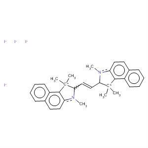 653584-10-2  1H-Benz[e]indolium, 2,2'-(1,2-ethenediyl)bis[1,1,3-trimethyl-, diiodide