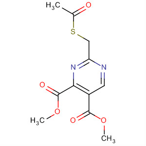 653586-13-1  4,5-Pyrimidinedicarboxylic acid, 2-[(acetylthio)methyl]-, dimethyl ester