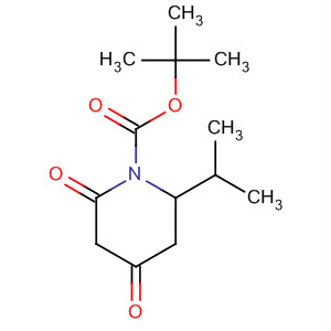653589-13-0  1-Piperidinecarboxylic acid, 2-(1-methylethyl)-4,6-dioxo-,1,1-dimethylethyl ester, (2R)-