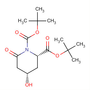653589-16-3  1,2-Piperidinedicarboxylic acid, 4-hydroxy-6-oxo-,bis(1,1-dimethylethyl) ester, (2S,4S)-