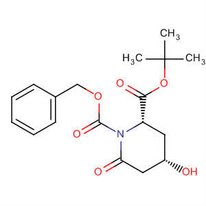 653589-17-4  1,2-Piperidinedicarboxylic acid, 4-hydroxy-6-oxo-, 1-(1,1-dimethylethyl)2-(phenylmethyl) ester, (2S,4S)-