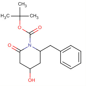 653589-19-6  1-Piperidinecarboxylic acid, 4-hydroxy-2-oxo-6-(phenylmethyl)-,1,1-dimethylethyl ester, (4R,6S)-