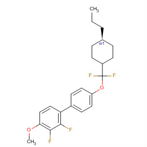 653591-38-9  1,1'-Biphenyl,4'-[difluoro(trans-4-propylcyclohexyl)methoxy]-2,3-difluoro-4-methoxy-