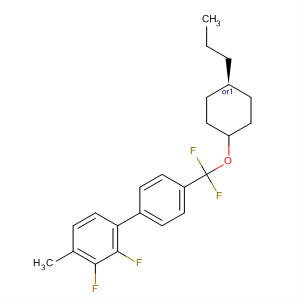 653591-39-0  1,1'-Biphenyl,4'-[difluoro[(trans-4-propylcyclohexyl)oxy]methyl]-2,3-difluoro-4-methyl-