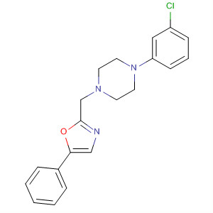65385-21-9  Piperazine, 1-(3-chlorophenyl)-4-[(5-phenyl-2-oxazolyl)methyl]-