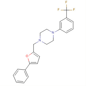 65385-58-2  Piperazine, 1-[(5-phenyl-2-furanyl)methyl]-4-[3-(trifluoromethyl)phenyl]-