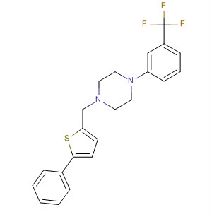 65385-73-1  Piperazine, 1-[(5-phenyl-2-thienyl)methyl]-4-[3-(trifluoromethyl)phenyl]-