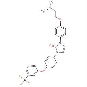 654017-78-4  2H-Imidazol-2-one,1-[4-[2-(dimethylamino)ethoxy]phenyl]-1,3-dihydro-3-[4-[3-(trifluoromethyl)phenoxy]phenyl]-