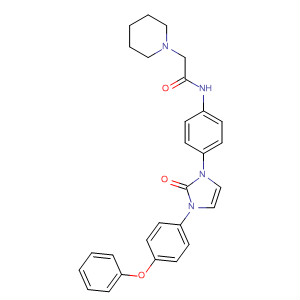 654021-53-1  1-Piperidineacetamide,N-[4-[2,3-dihydro-2-oxo-3-(4-phenoxyphenyl)-1H-imidazol-1-yl]phenyl]-