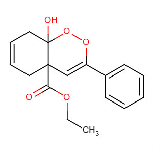 654058-35-2  1,2-Benzodioxin-4a(5H)-carboxylic acid,hexahydro-8a-hydroxy-3-phenyl-, ethyl ester
