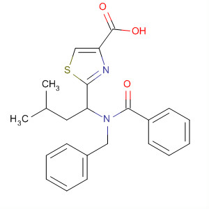 654069-32-6  4-Thiazolecarboxylic acid,2-[1-[benzoyl(phenylmethyl)amino]-3-methylbutyl]-