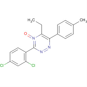 654069-66-6  1,2,4-Triazine, 3-(2,4-dichlorophenyl)-5-ethyl-6-(4-methylphenyl)-,4-oxide