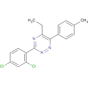 654069-72-4  1,2,4-Triazine, 3-(2,4-dichlorophenyl)-5-ethyl-6-(4-methylphenyl)-