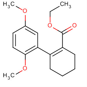 654075-23-7  1-Cyclohexene-1-carboxylic acid, 2-(2,5-dimethoxyphenyl)-, ethyl ester