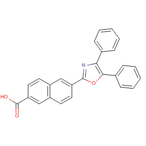 654077-82-4  2-Naphthalenecarboxylic acid, 6-(4,5-diphenyl-2-oxazolyl)-