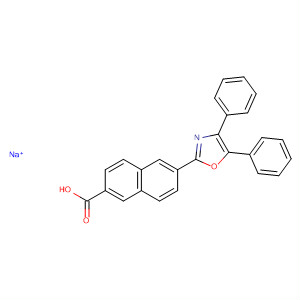 654077-84-6  2-Naphthalenecarboxylic acid, 6-(4,5-diphenyl-2-oxazolyl)-, sodium salt