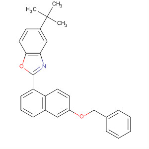 654081-53-5  Benzoxazole,5-(1,1-dimethylethyl)-2-[6-(phenylmethoxy)-1-naphthalenyl]-