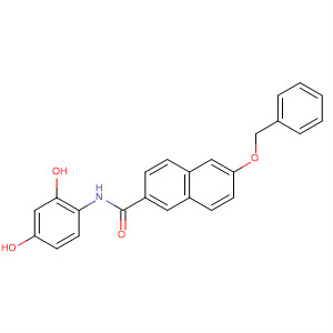 654082-88-9  2-Naphthalenecarboxamide,N-(2,4-dihydroxyphenyl)-6-(phenylmethoxy)-