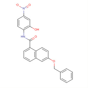 654083-03-1  1-Naphthalenecarboxamide,N-(2-hydroxy-4-nitrophenyl)-6-(phenylmethoxy)-