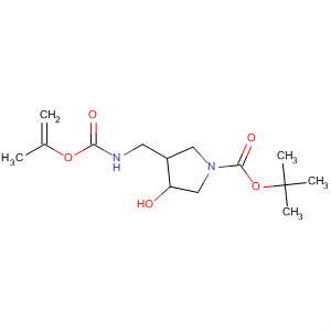 654638-62-7  1-Pyrrolidinecarboxylic acid,3-hydroxy-4-[[[(2-propenyloxy)carbonyl]amino]methyl]-, 1,1-dimethylethylester
