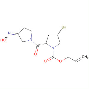654638-68-3  1-Pyrrolidinecarboxylic acid,2-[[3-(hydroxyimino)-1-pyrrolidinyl]carbonyl]-4-mercapto-, 2-propenylester, (2S,4S)-
