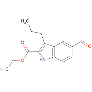 654641-02-8  1H-Indole-2-carboxylic acid, 5-formyl-3-propyl-, ethyl ester