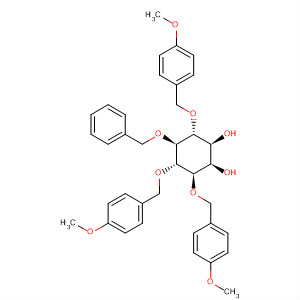 654647-50-4  1,2-Cyclohexanediol,3,4,6-tris[(4-methoxyphenyl)methoxy]-5-(phenylmethoxy)-,(1S,2R,3R,4S,5S,6R)-