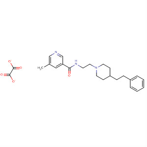 654656-88-9  3-Pyridinecarboxamide,5-methyl-N-[2-[4-(2-phenylethyl)-1-piperidinyl]ethyl]-, ethanedioate (1:1)