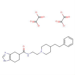 654658-95-4  1H-Benzimidazole-5-carboxamide,4,5,6,7-tetrahydro-N-[2-[4-(2-phenylethyl)-1-piperidinyl]ethyl]-,ethanedioate (1:2)
