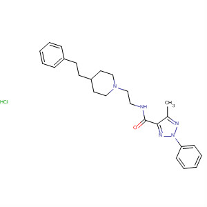 654659-06-0  2H-1,2,3-Triazole-4-carboxamide,5-methyl-2-phenyl-N-[2-[4-(2-phenylethyl)-1-piperidinyl]ethyl]-,monohydrochloride