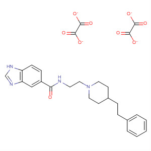 654659-32-2  1H-Benzimidazole-5-carboxamide,N-[2-[4-(2-phenylethyl)-1-piperidinyl]ethyl]-, ethanedioate (1:2)