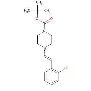 654662-75-6  1-Piperidinecarboxylic acid, 4-[2-(2-chlorophenyl)ethenyl]-,1,1-dimethylethyl ester
