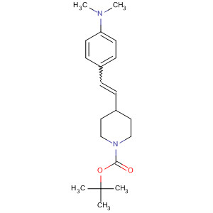 654662-77-8  1-Piperidinecarboxylic acid, 4-[2-[4-(dimethylamino)phenyl]ethenyl]-,1,1-dimethylethyl ester
