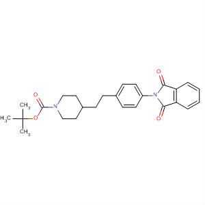 654662-83-6  1-Piperidinecarboxylic acid,4-[2-[4-(1,3-dihydro-1,3-dioxo-2H-isoindol-2-yl)phenyl]ethyl]-,1,1-dimethylethyl ester